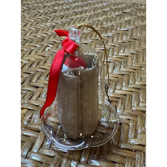 Santa Claus Ornaments With Bell & Chimney Designs For Holiday - Picture 8 of 9